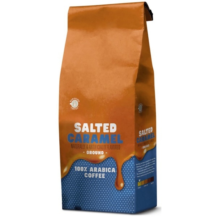 Barissimo Salted Caramel Ground Coffee 12oz (Light Roast)