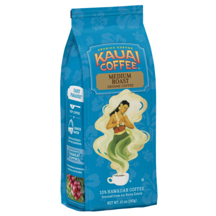 Kauai Koloa Estate Ground Coffee 10oz (Medium Roast)