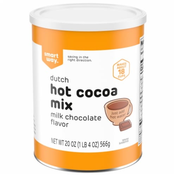 Instant Dutch Milk Chocolate Hot Cocoa Mix Smartway 20oz