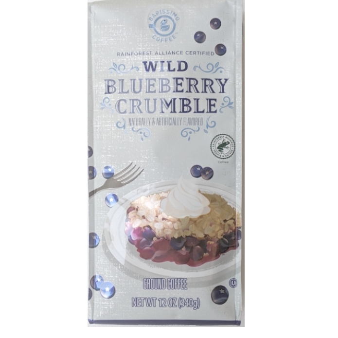 Barissimo Wild Blueberry Crumble Ground Coffee 12oz